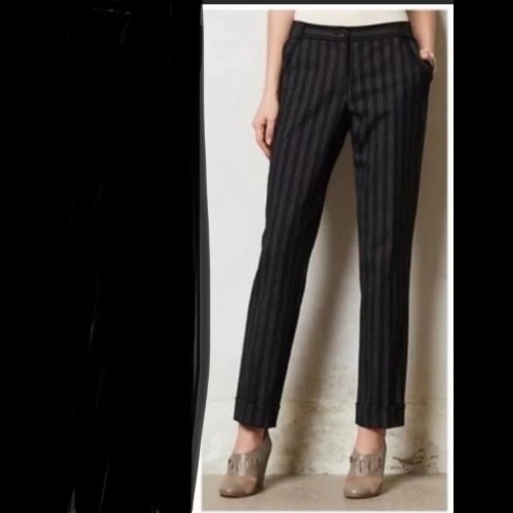Anthropologie Cartonnier stripe pants  size 0